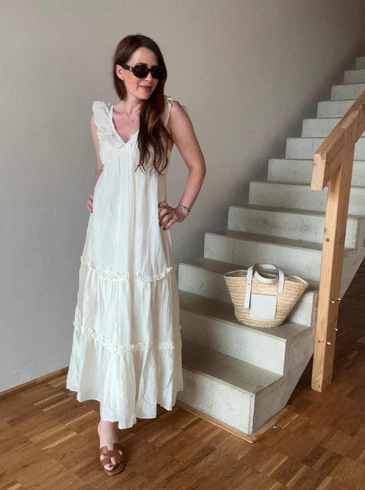 Maxi-Kleid - Creme