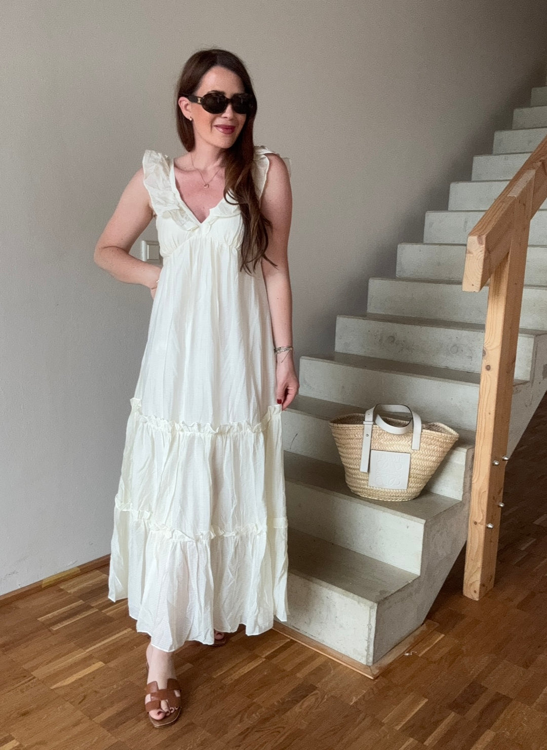 Maxi-Kleid - Creme