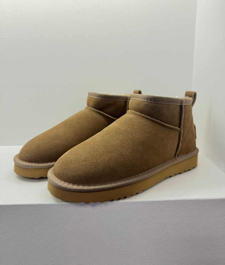 Kurze Boots - Taupe