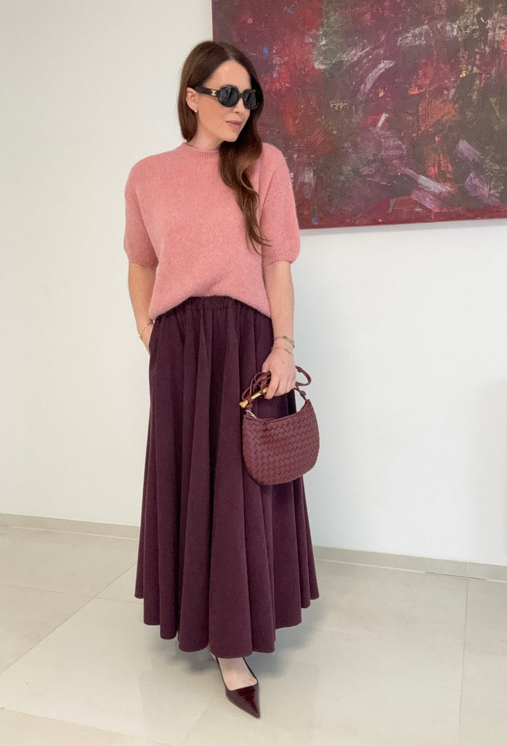 Baby-Alpaka-Shirt - Rosa