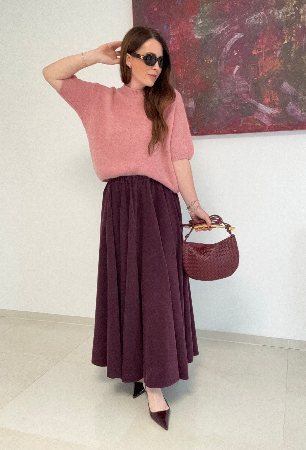 Baby-Alpaka-Shirt - Rosa