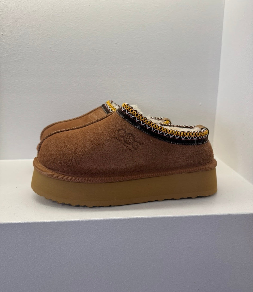 Offene Boots - Cognac
