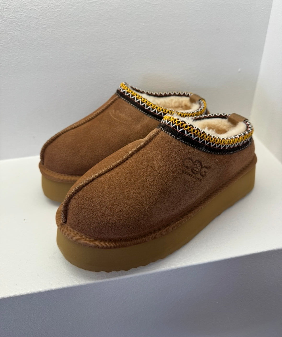 Offene Boots - Cognac