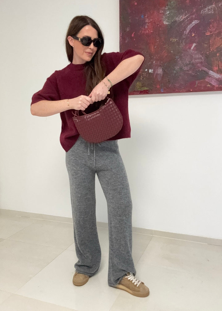 Strickjogger - Grau