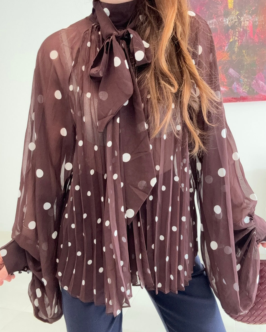 Bluse - Burgunder