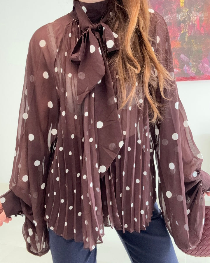 Bluse - Burgunder