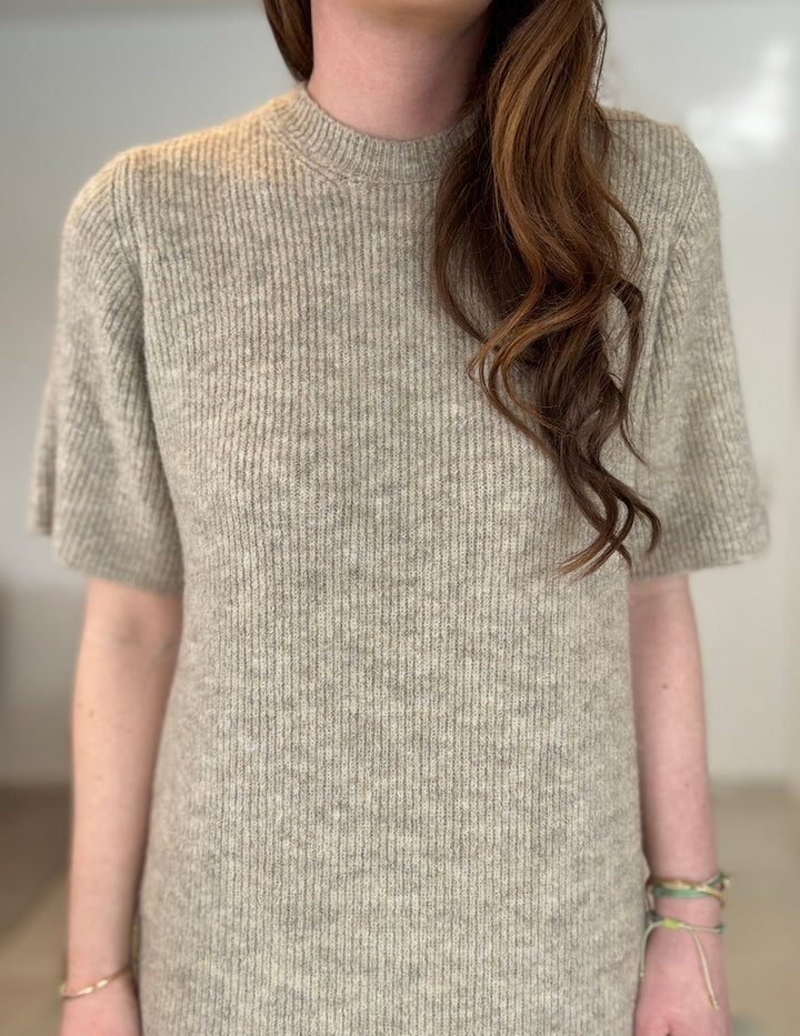 Strickkleid - Beige
