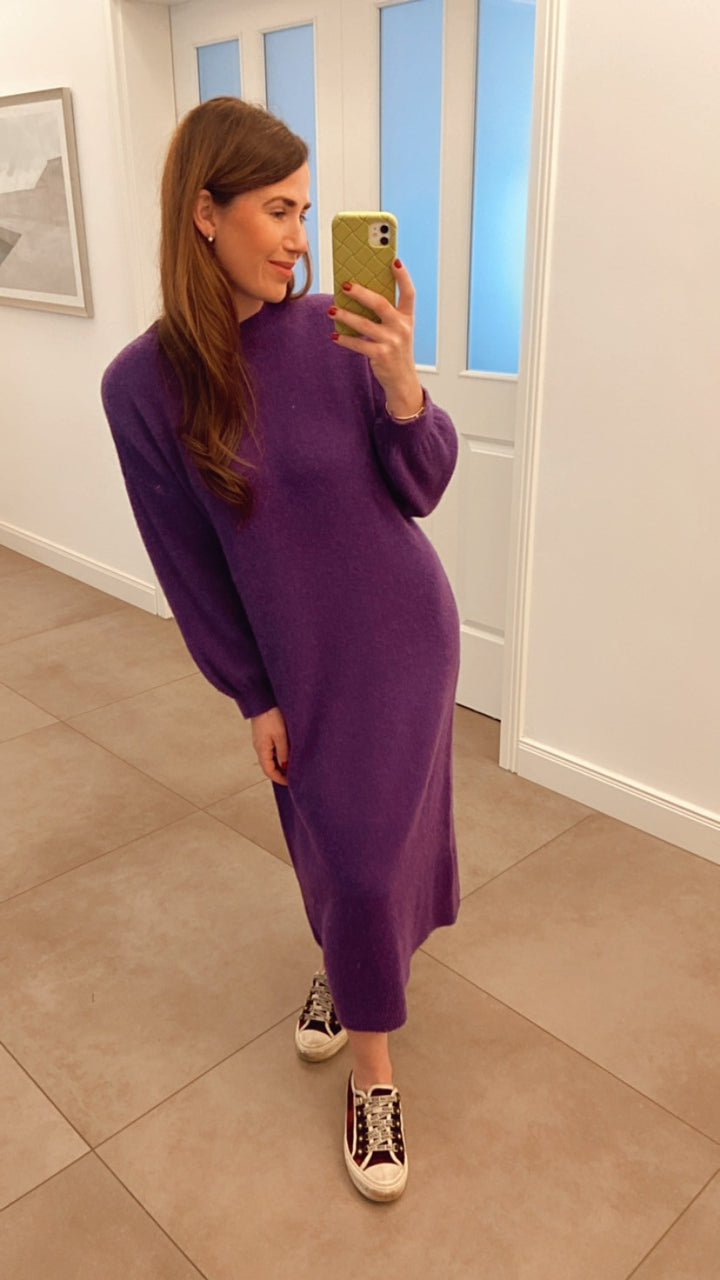 Baby-Alpaka-Kleid - Lila