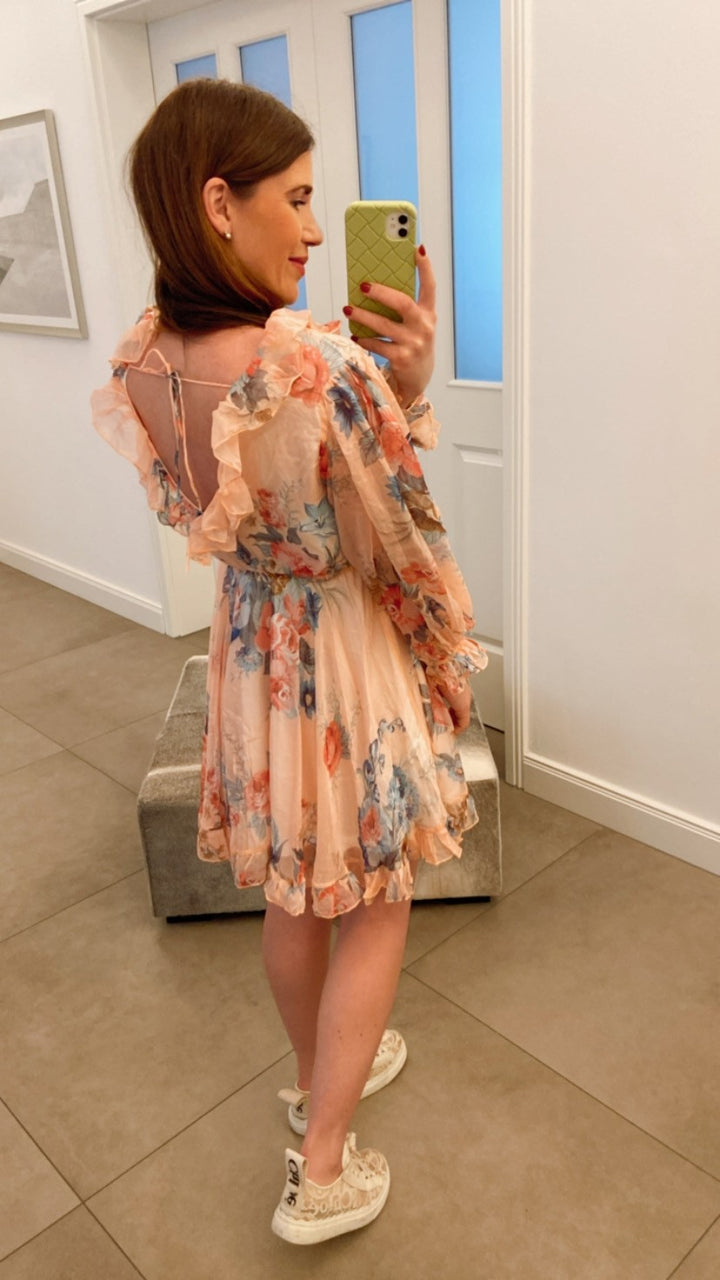 Kurzes Kleid mit Print
