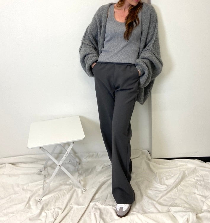 Strickjacke - Grau