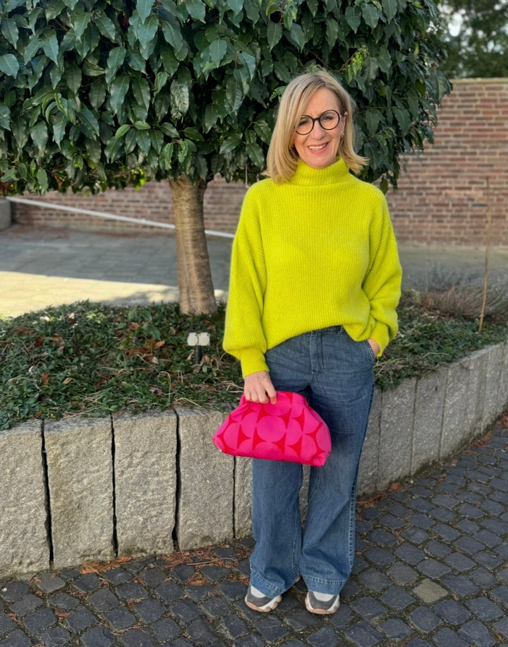 Turtleneckpullover - Lime