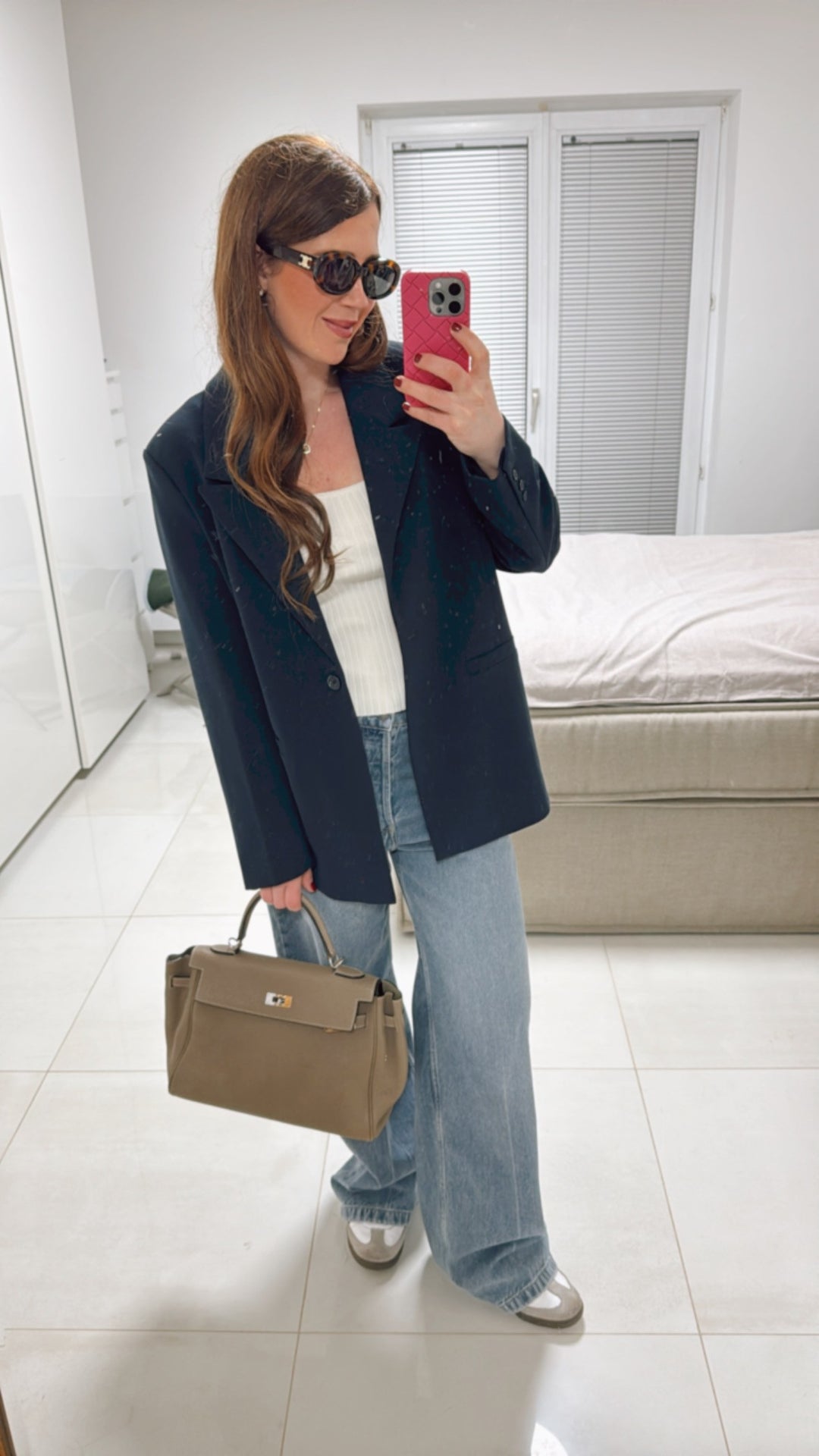 Oversize Blazer - Navy