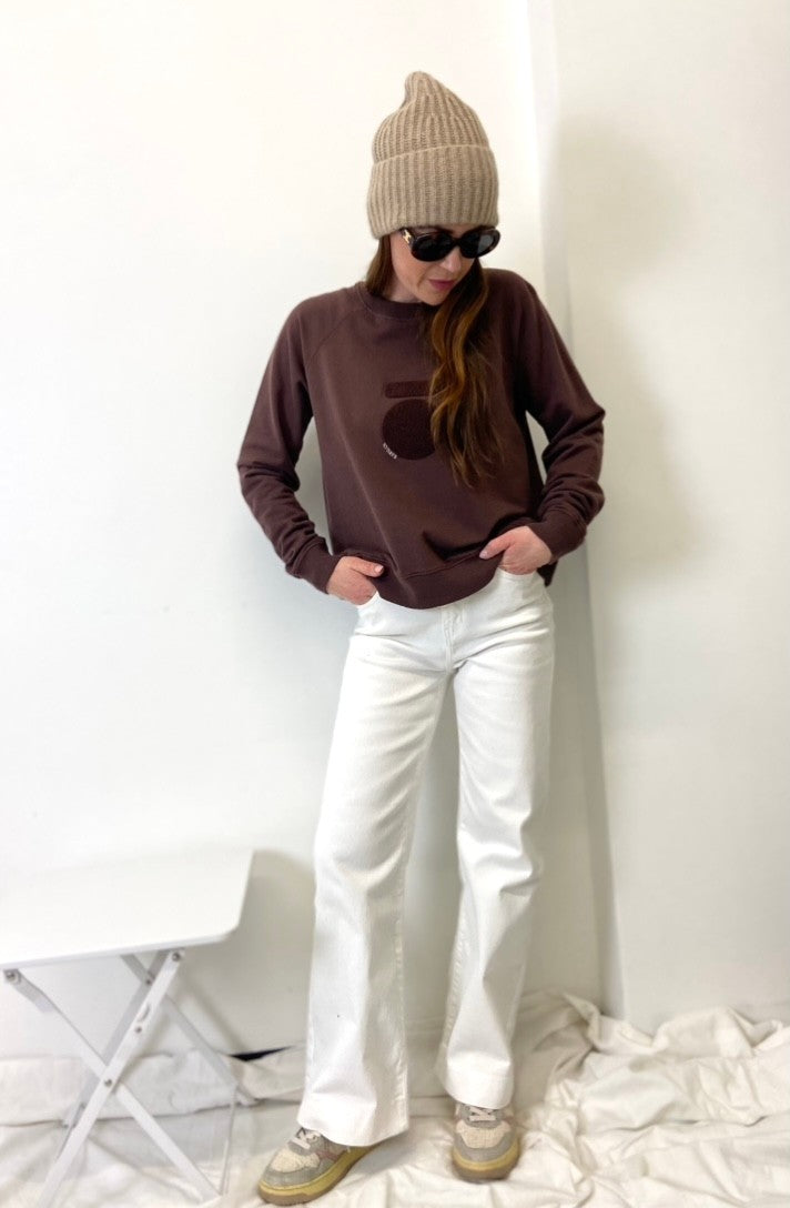 Wide Leg Jeans - Weiß