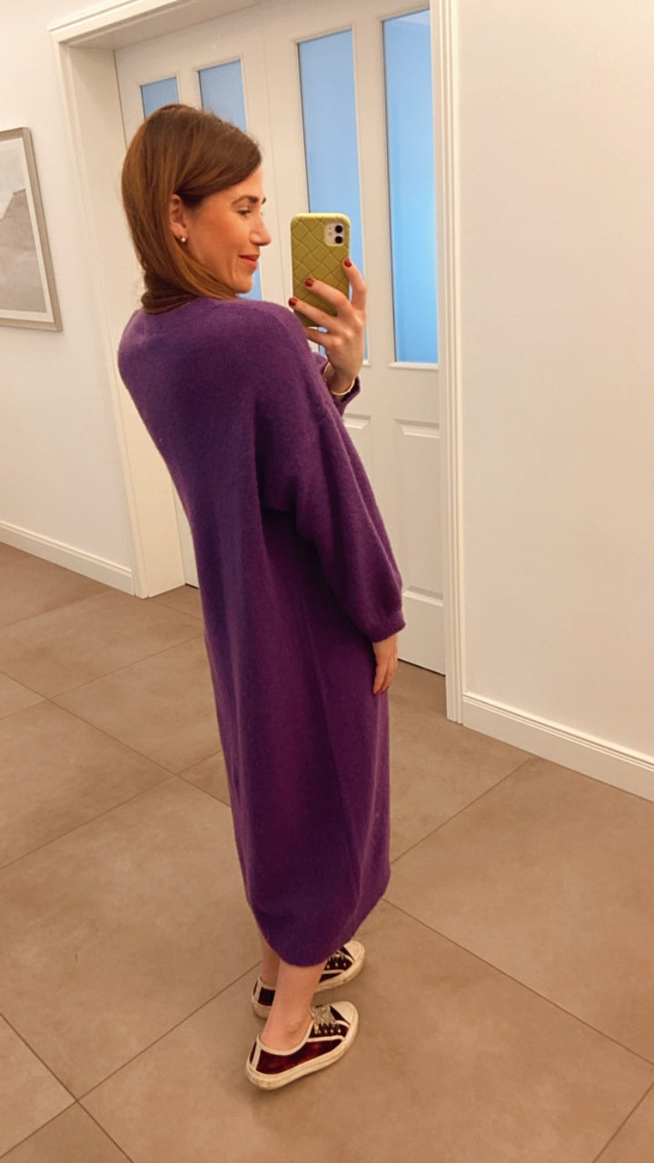 Baby-Alpaka-Kleid - Lila