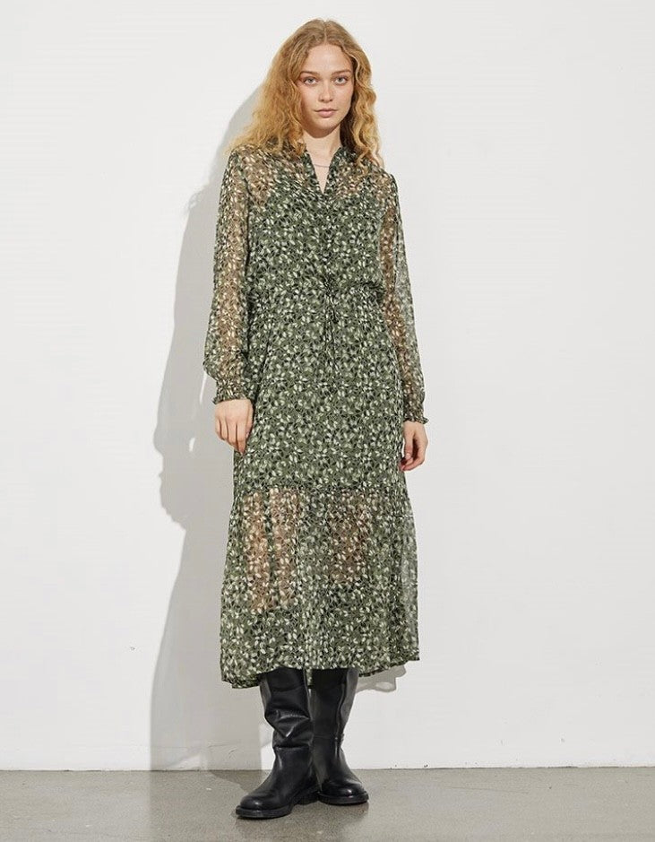 Maxi-Kleid - Grün