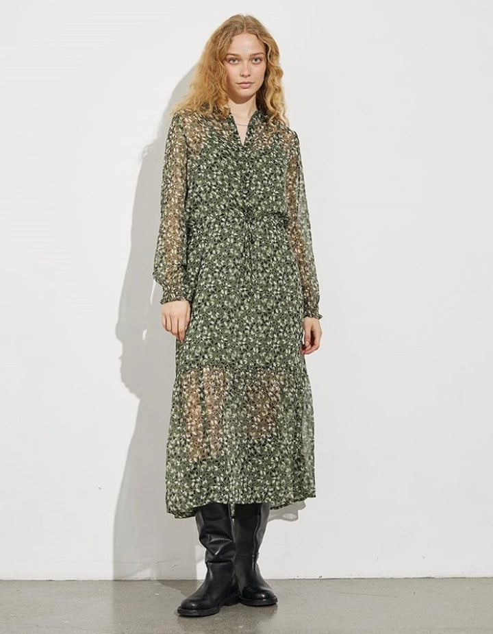 Maxi-Kleid - Grün
