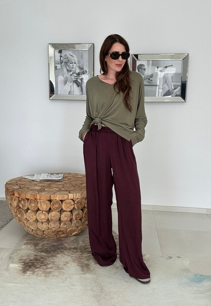 Shirt langarm - Khaki