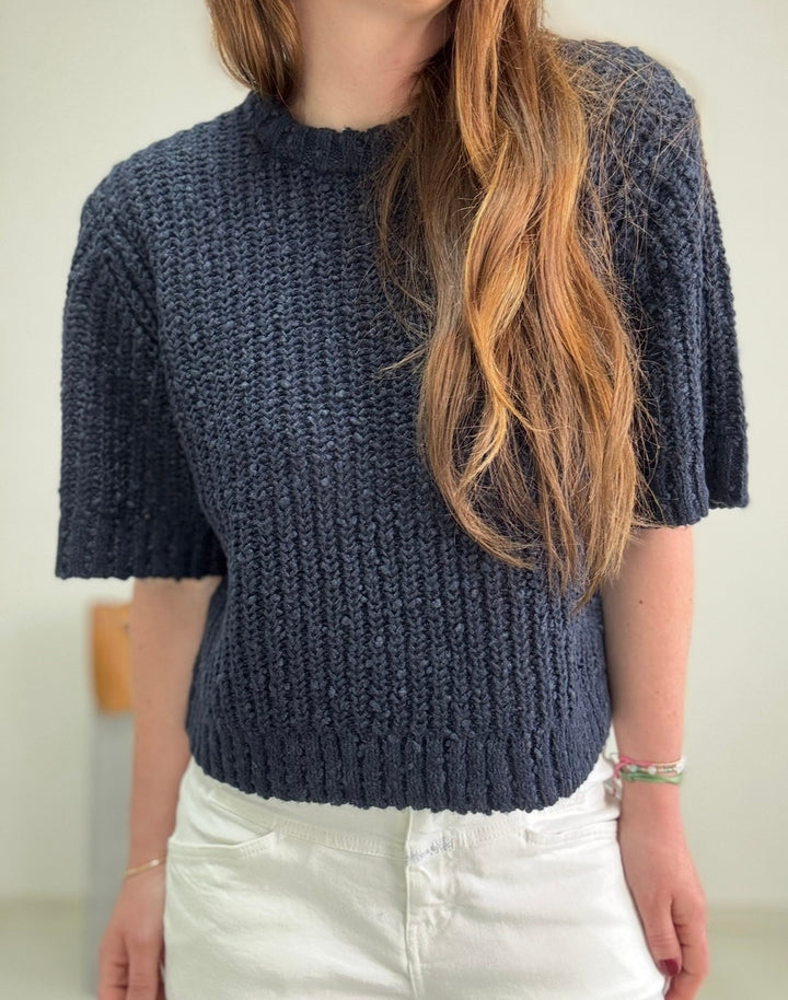 Strickshirt - Navy