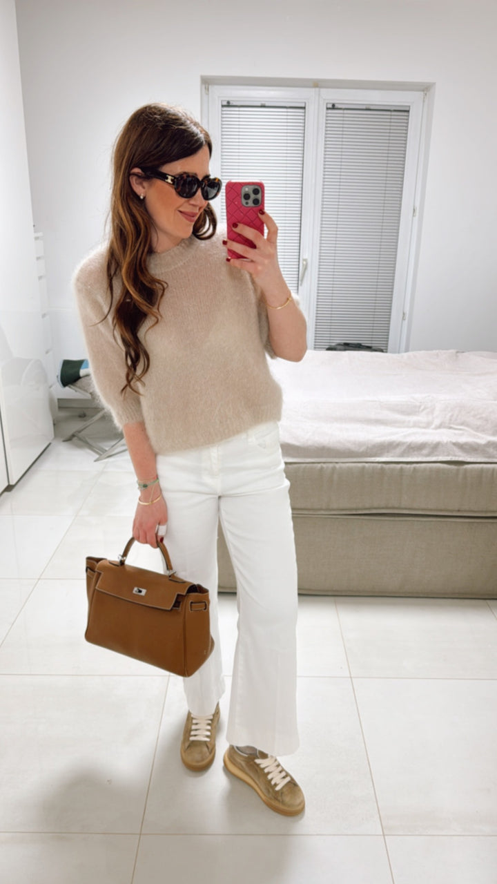 Mohair Shirt - Beige