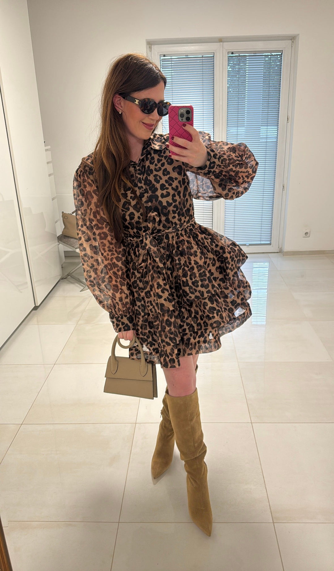 Verspieltes Kleid mir Print