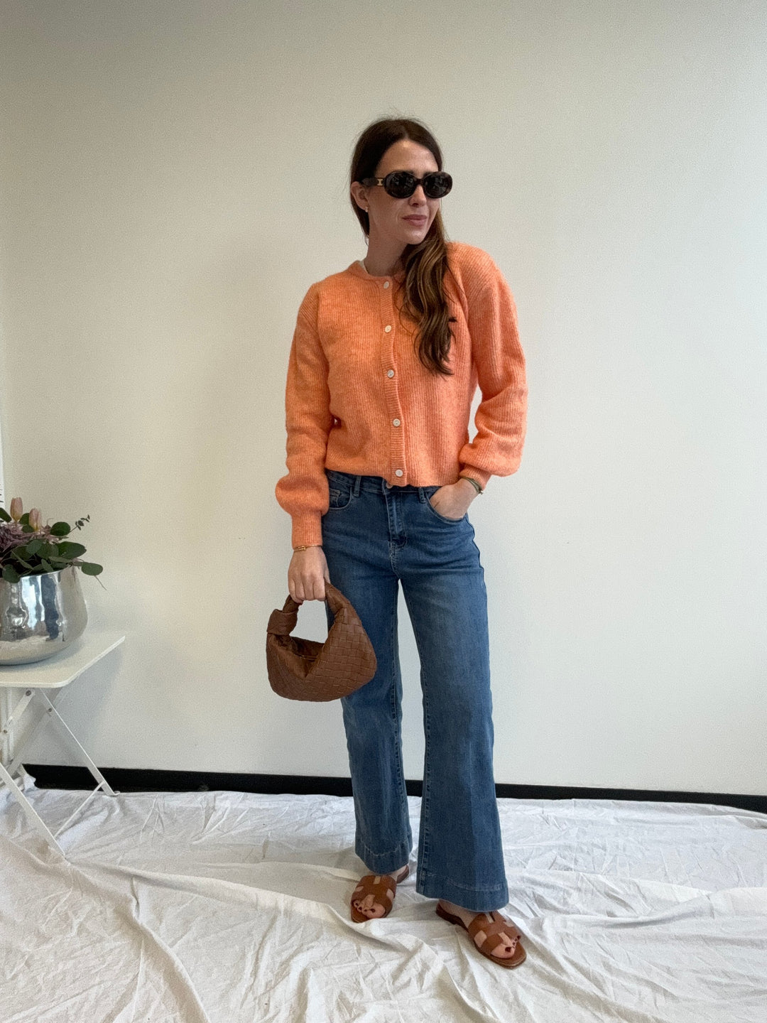 Cardigan Orange