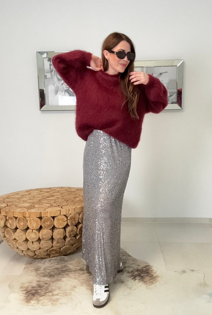 Glitzerrock - Grau