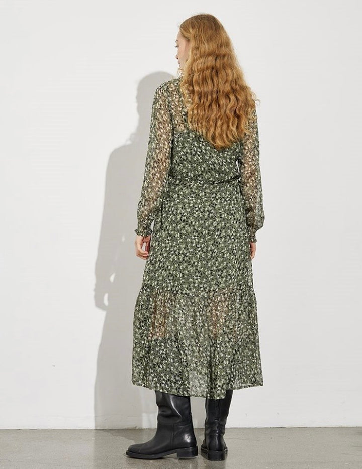Maxi-Kleid - Grün