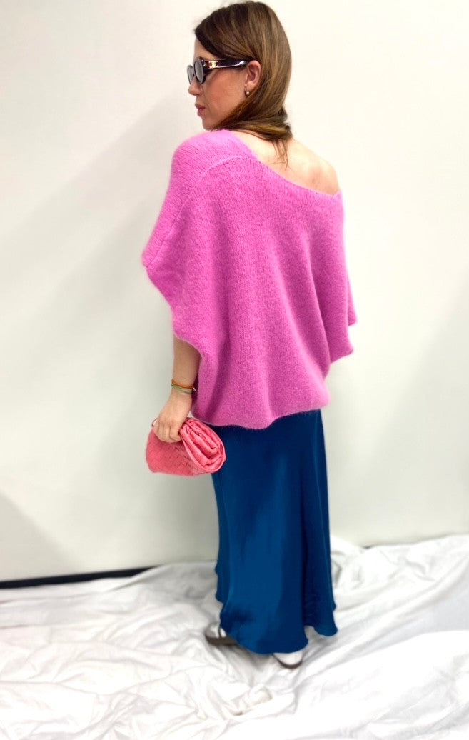 Pullover aus Mohair - Pink