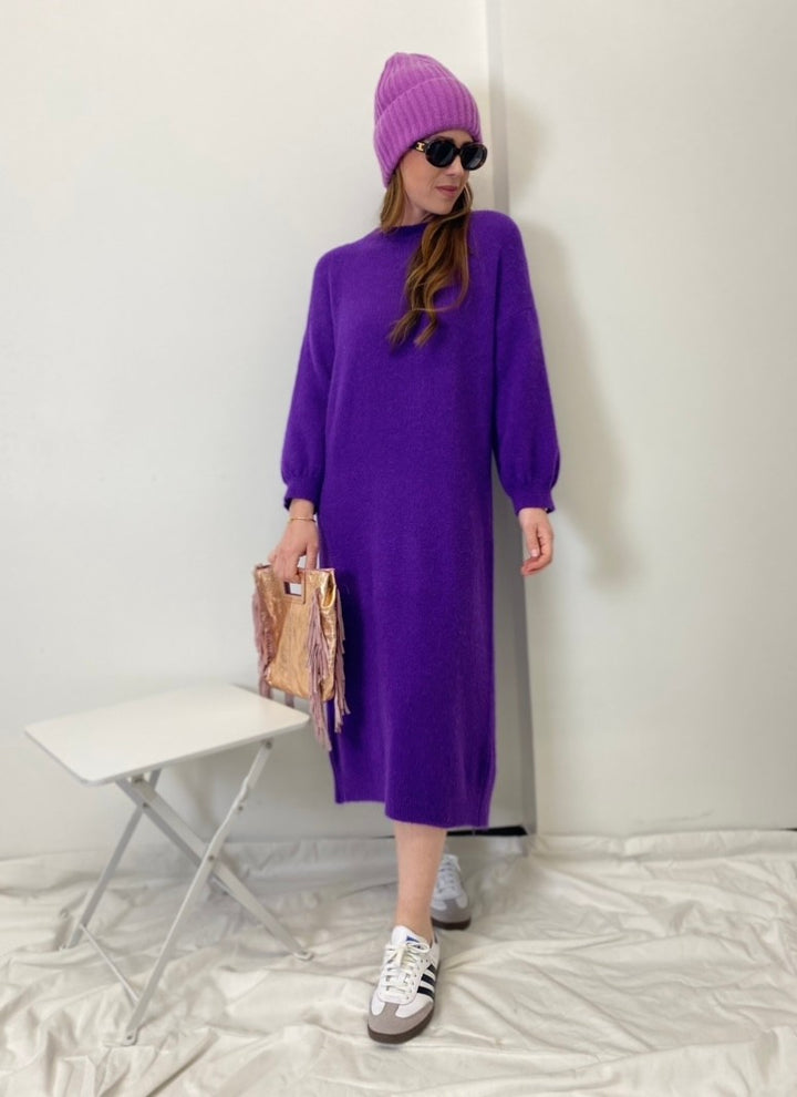 Baby-Alpaka-Kleid - Lila