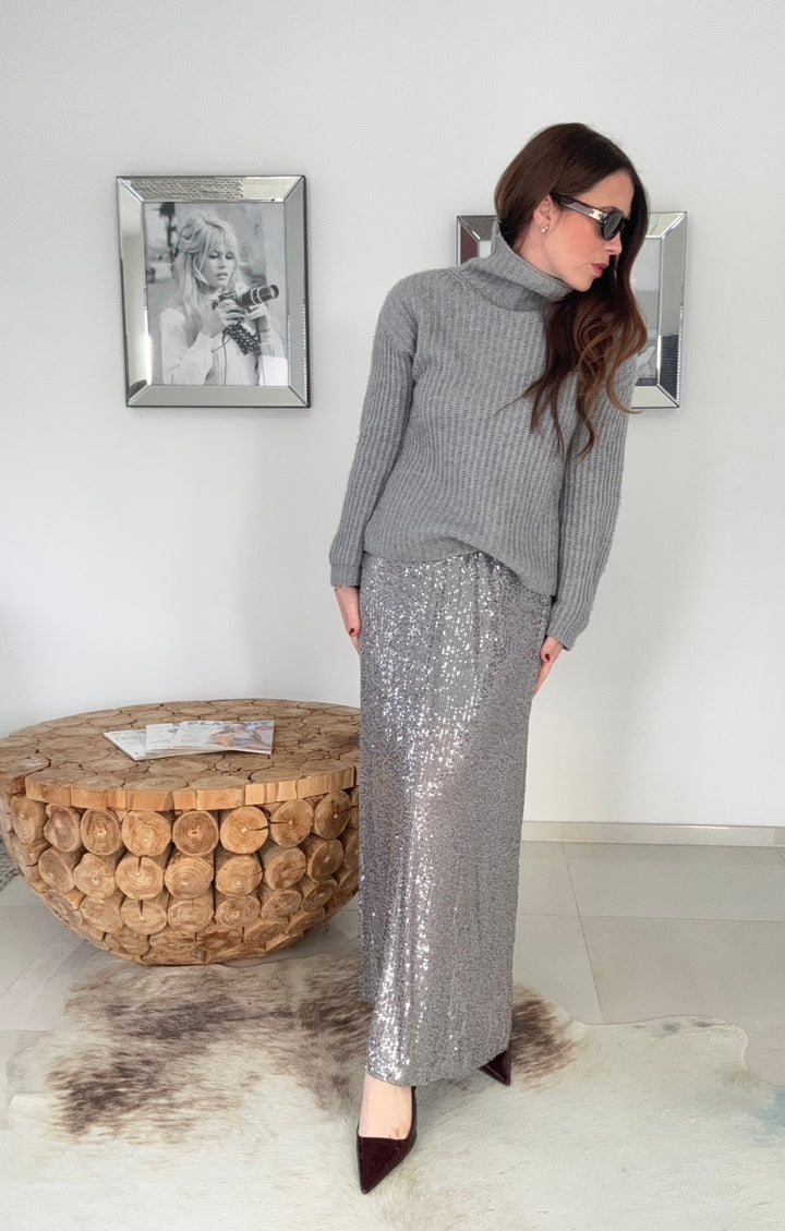 Glitzerrock - Grau