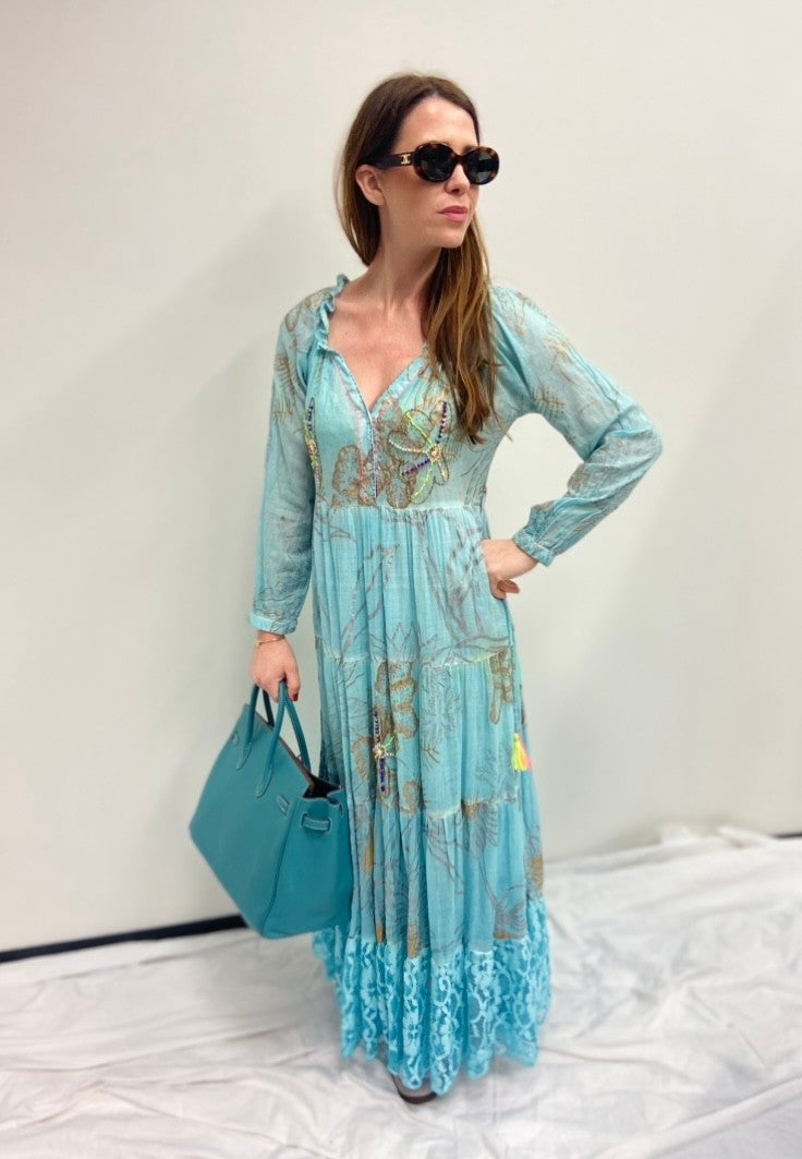 Maxi-Kleid mit Print