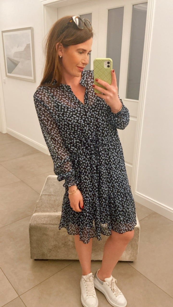 Kleid short - Blau