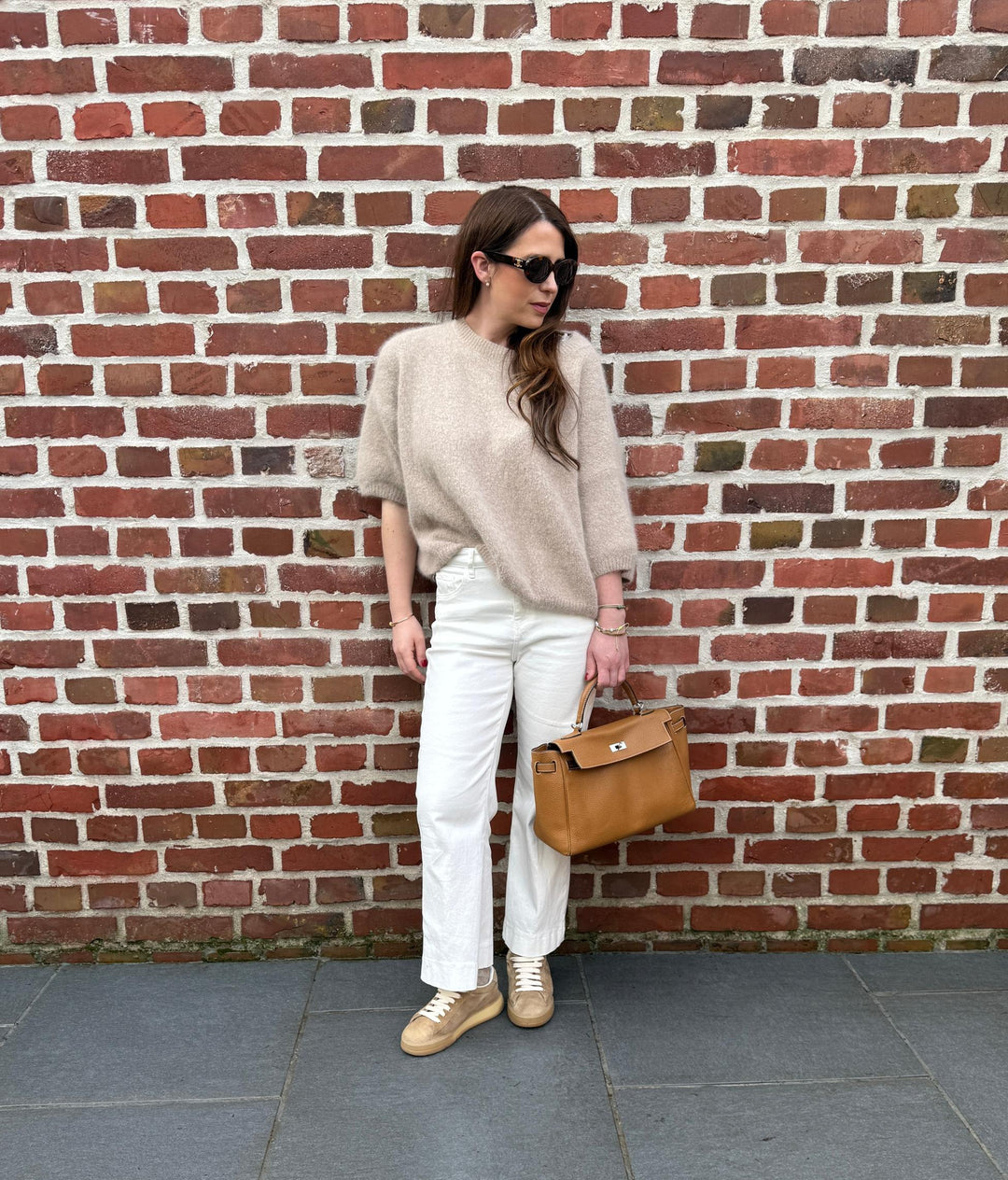 Angora-Shirt - Creme