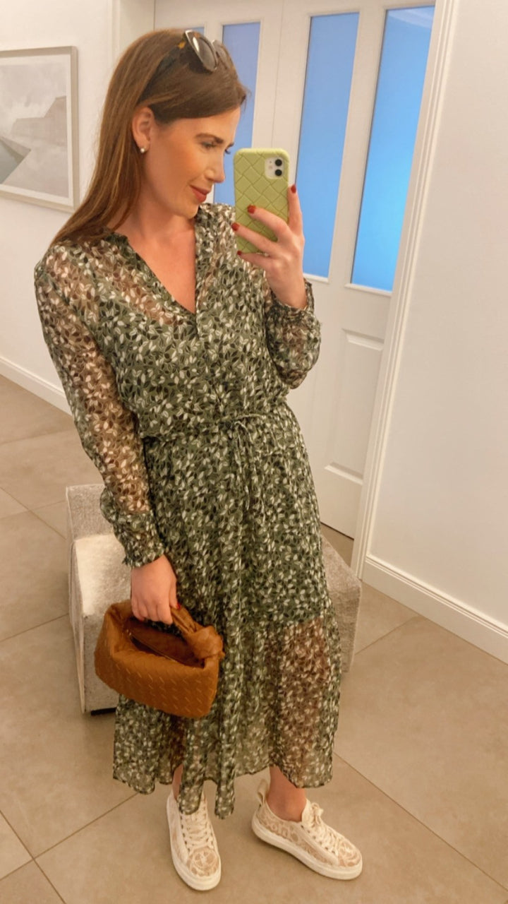 Maxi-Kleid - Grün