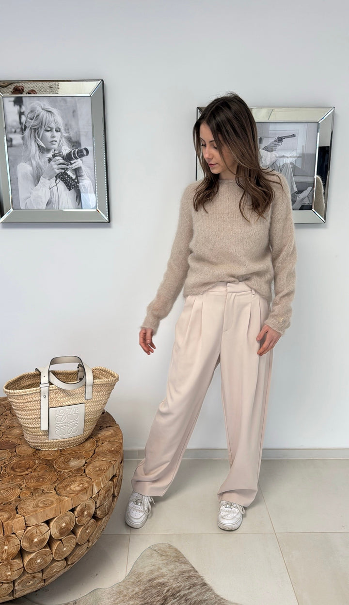 Stoffhose - Beige