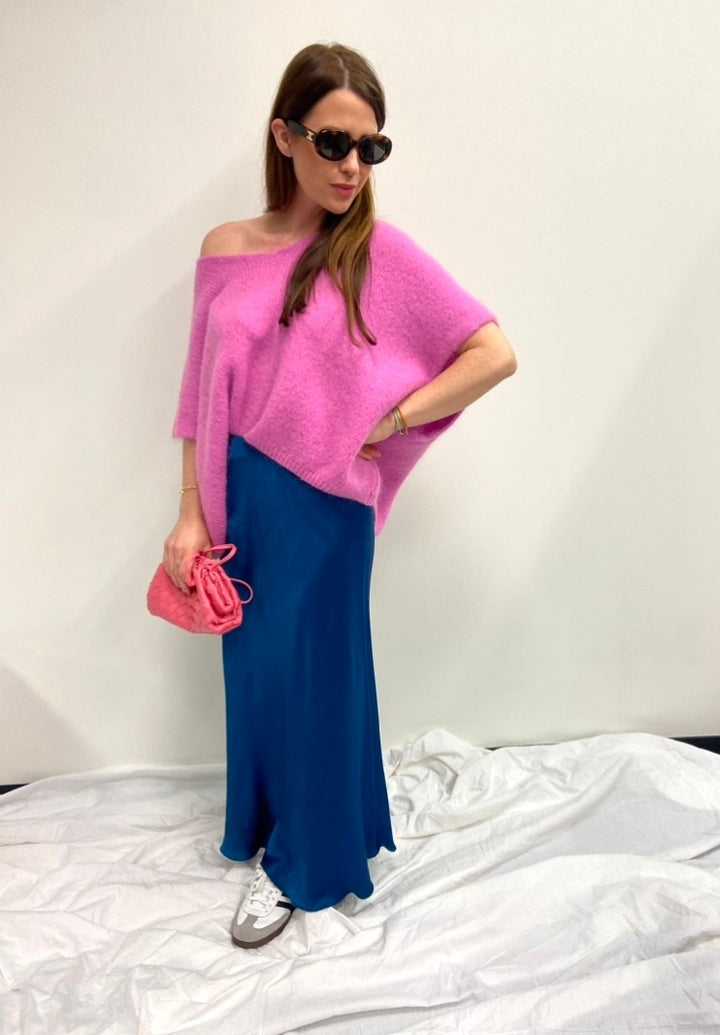 Pullover aus Mohair - Pink