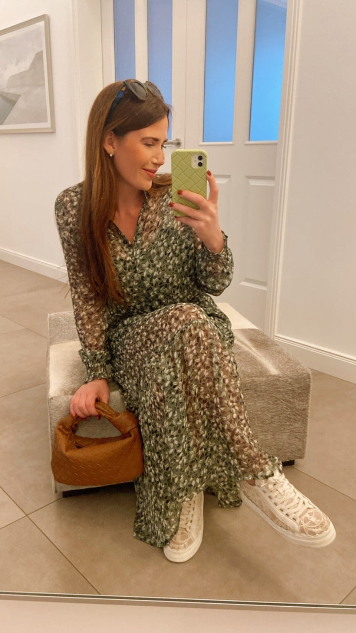Maxi-Kleid - Grün