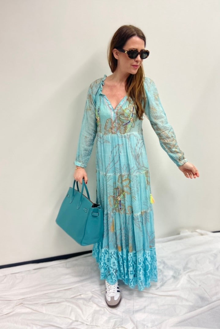 Maxi-Kleid mit Print
