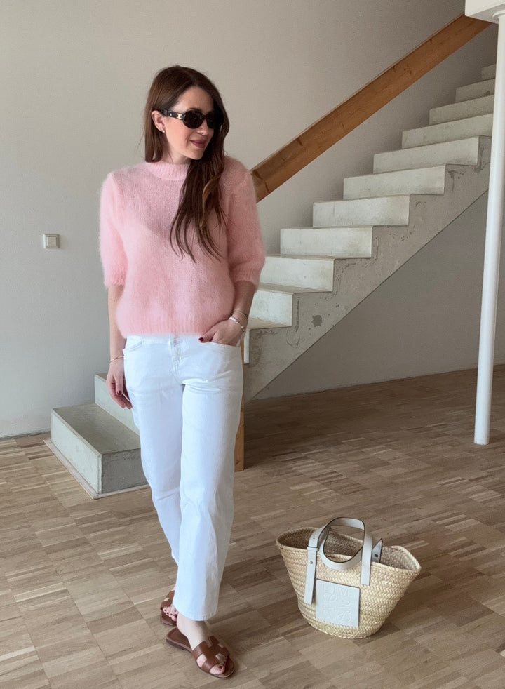 Mohair Shirt - Rosa (mit Naht)