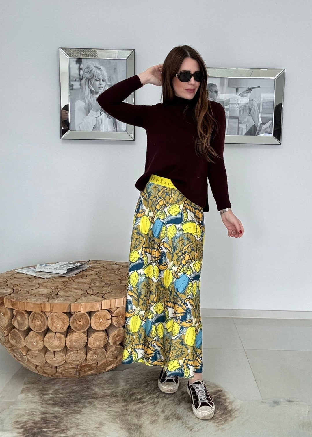 Rock mit Print