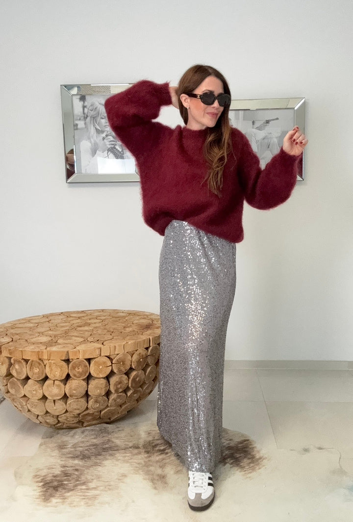 Glitzerrock - Grau