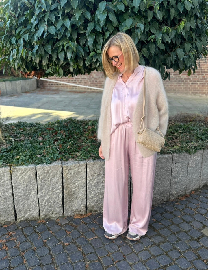 Satinhose - Rose