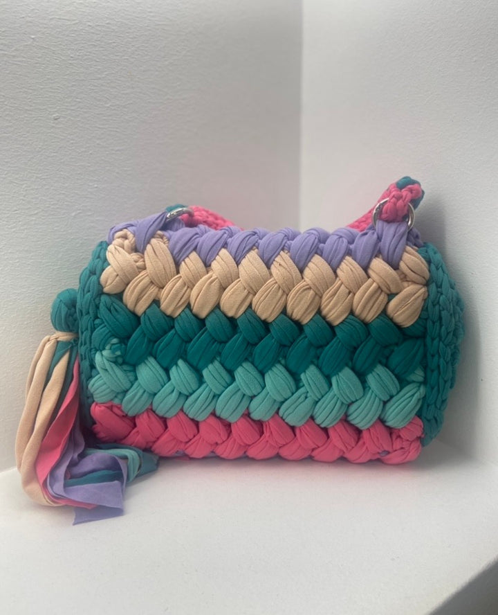Geflochtene Tasche - Grün