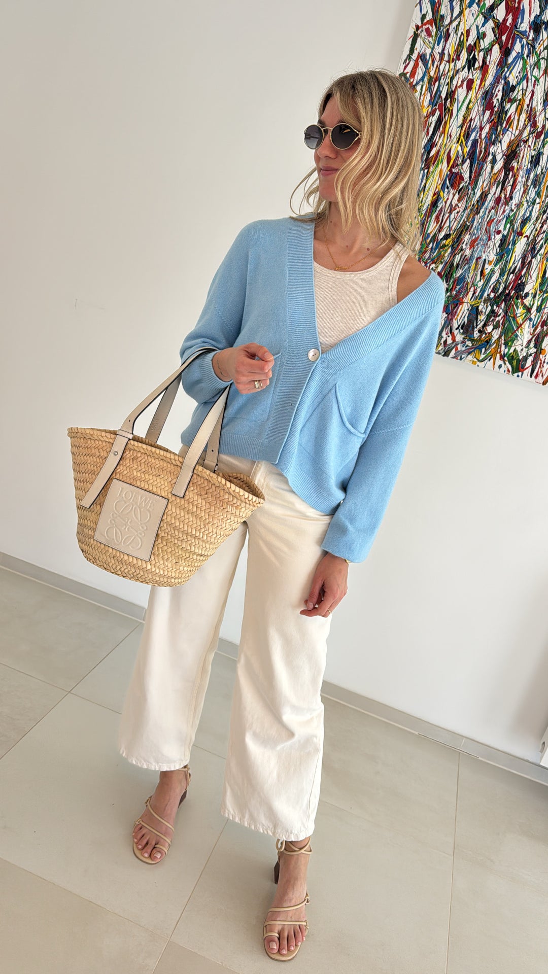 Cardigan - Hellblau