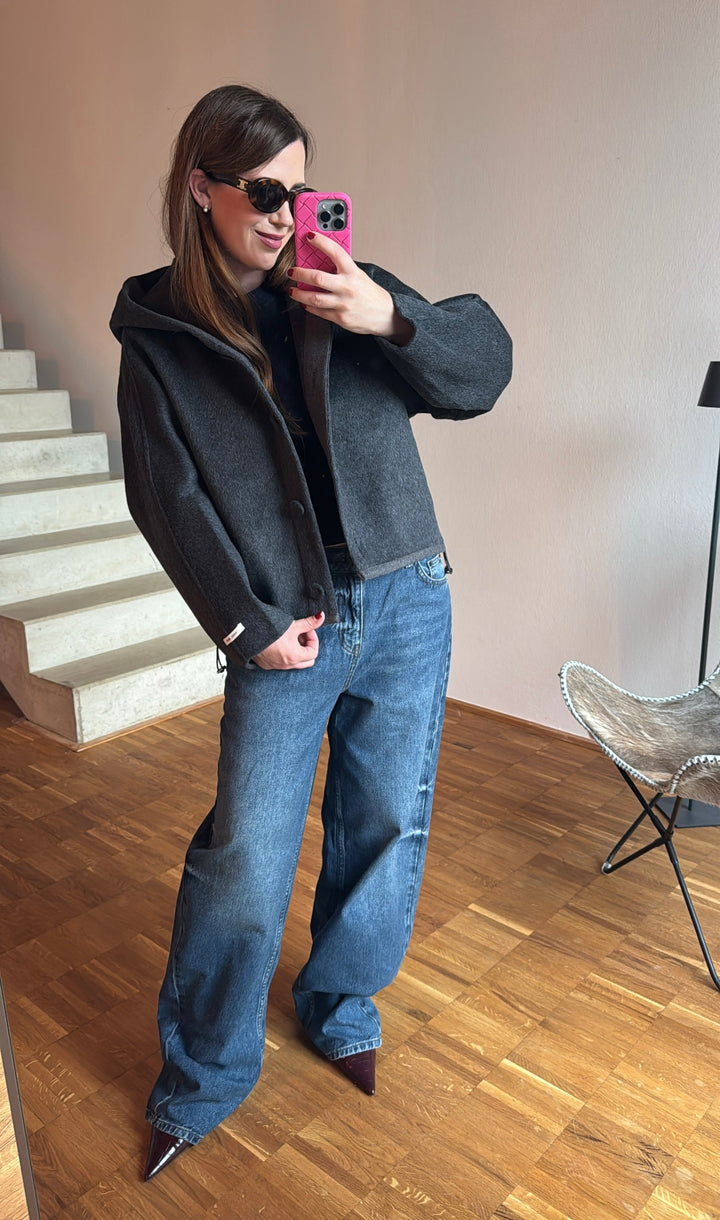 Weite Jeans - Blau