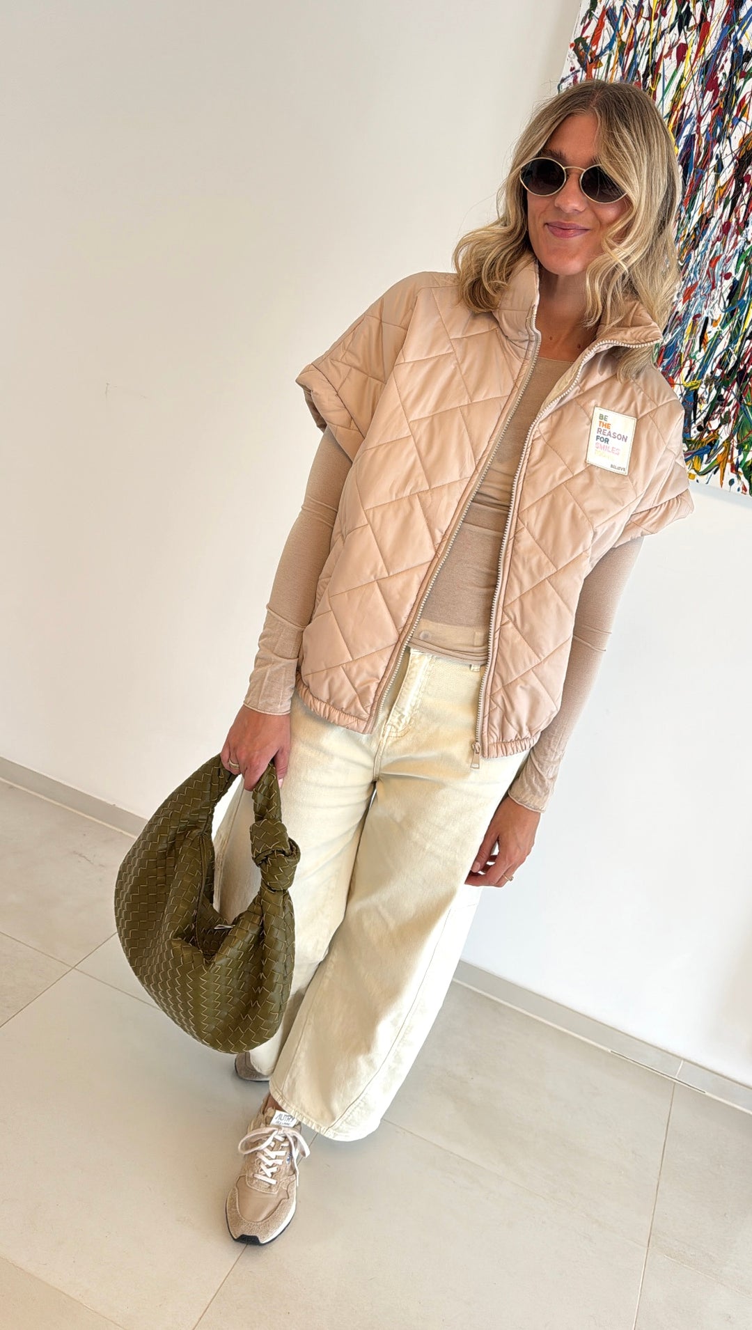 Weste - Beige