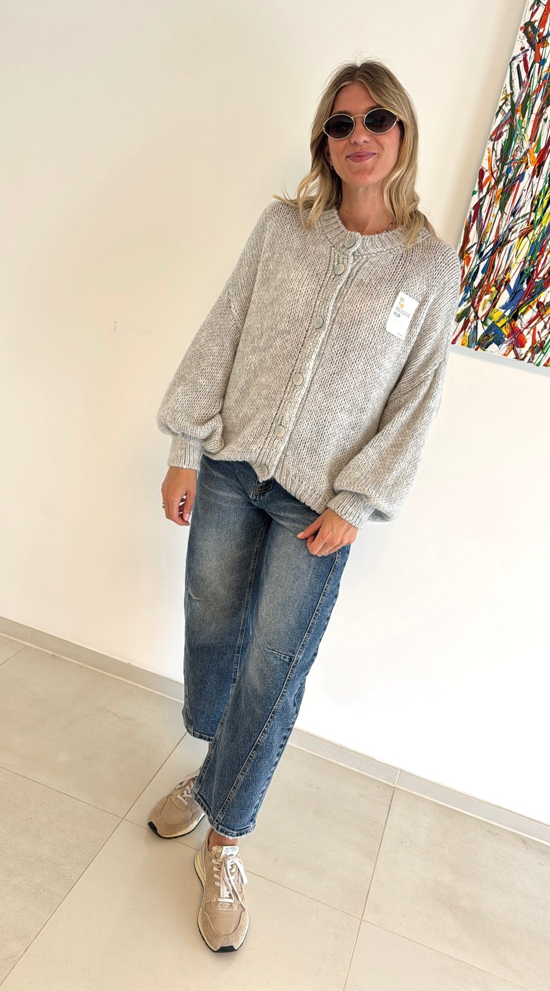 Cardigan - Grau