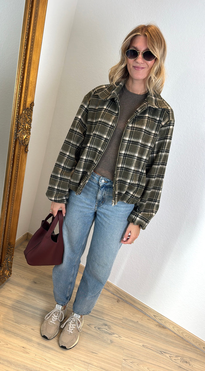 Blousonjacke - Khaki