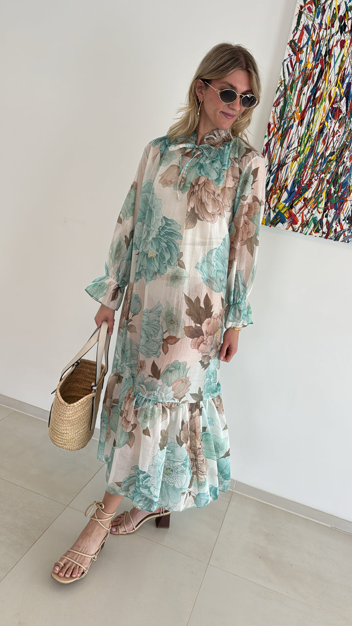 Maxi-Kleid - Türkis