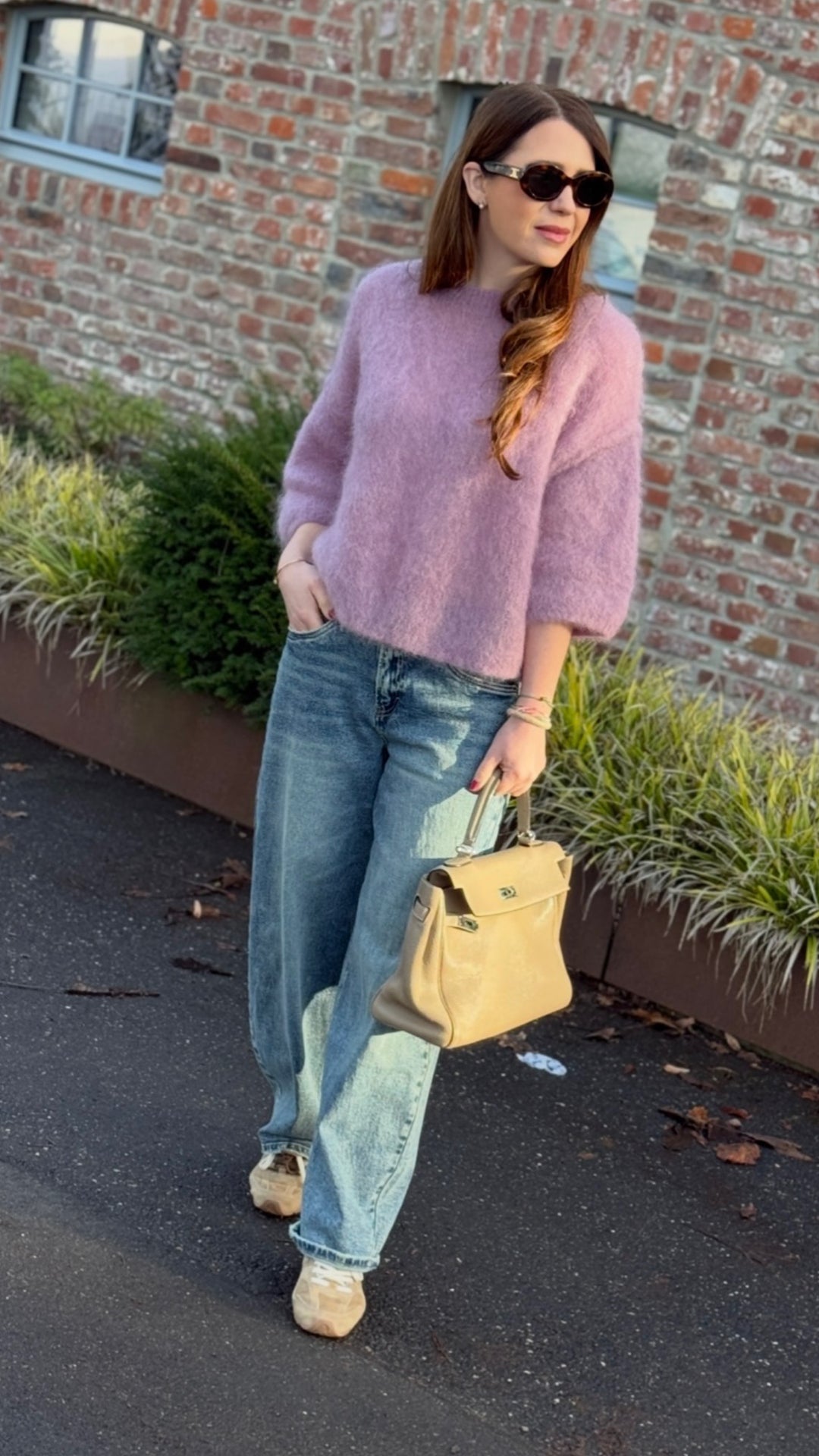 Mohair Shirt - Flieder/Rosa